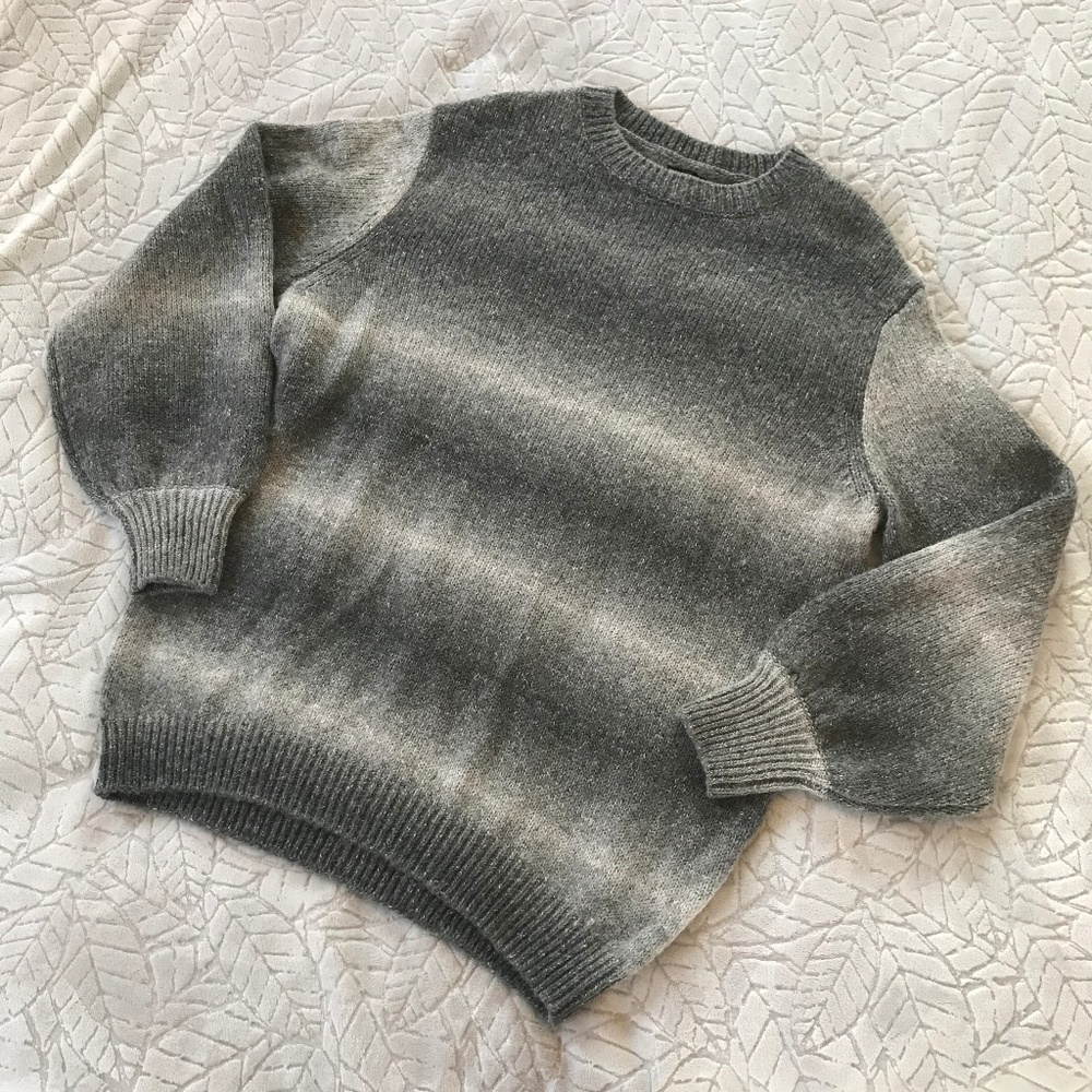 Who What Wear Grey Knit Sweater